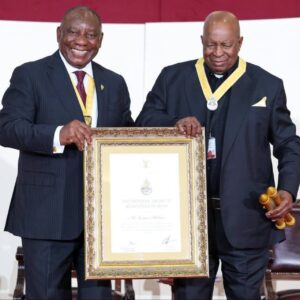 Boxing South Africa Salutes a True Ring General – Mr Norman “Bro Knox” Hlabane Awarded the Order of Ikhamanga in Silver
